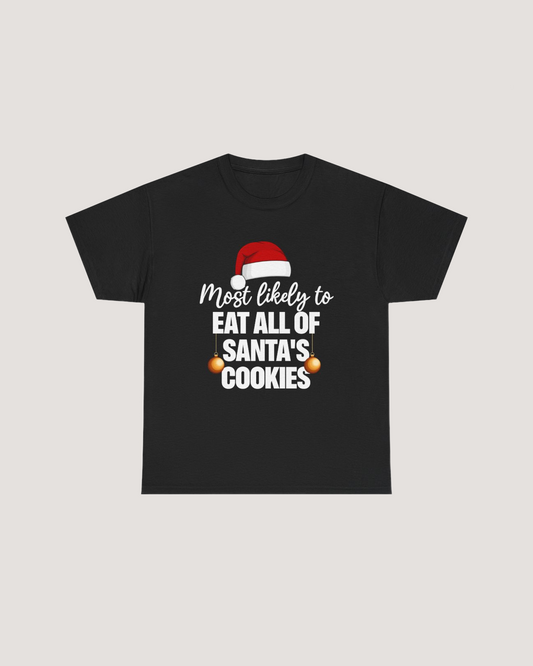 Cookie Monster at Christmas Tee